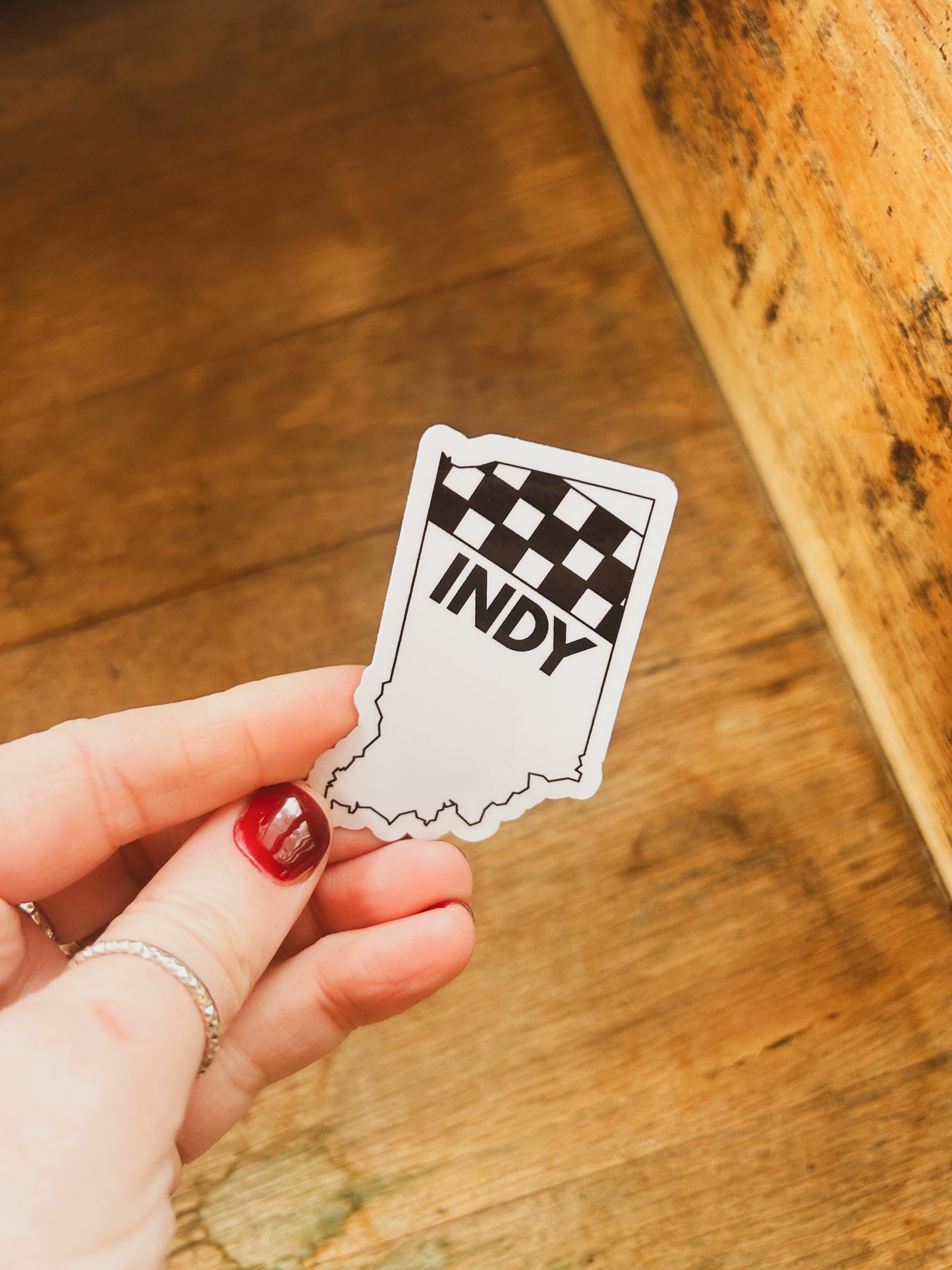 Indy Race Sticker