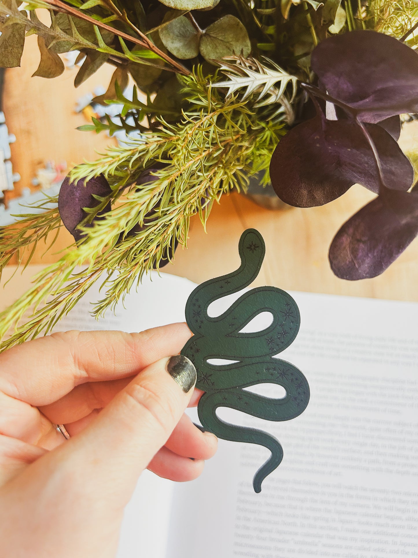 Shimmer Snake Bookmark