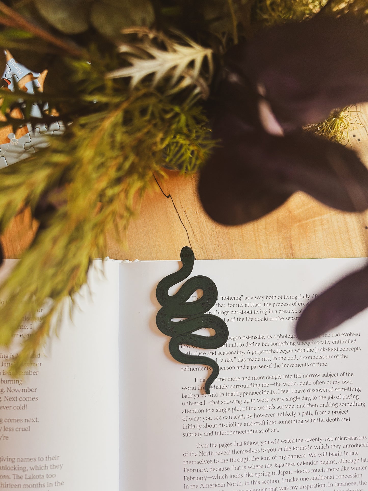 Shimmer Snake Bookmark