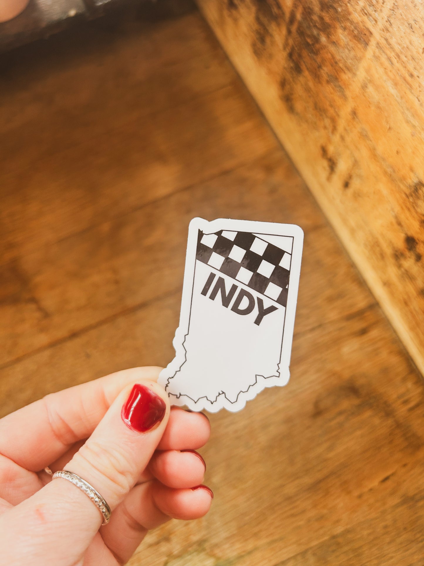 Indy Race Sticker