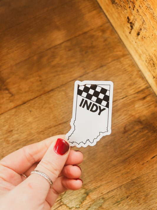 Indy Race Sticker