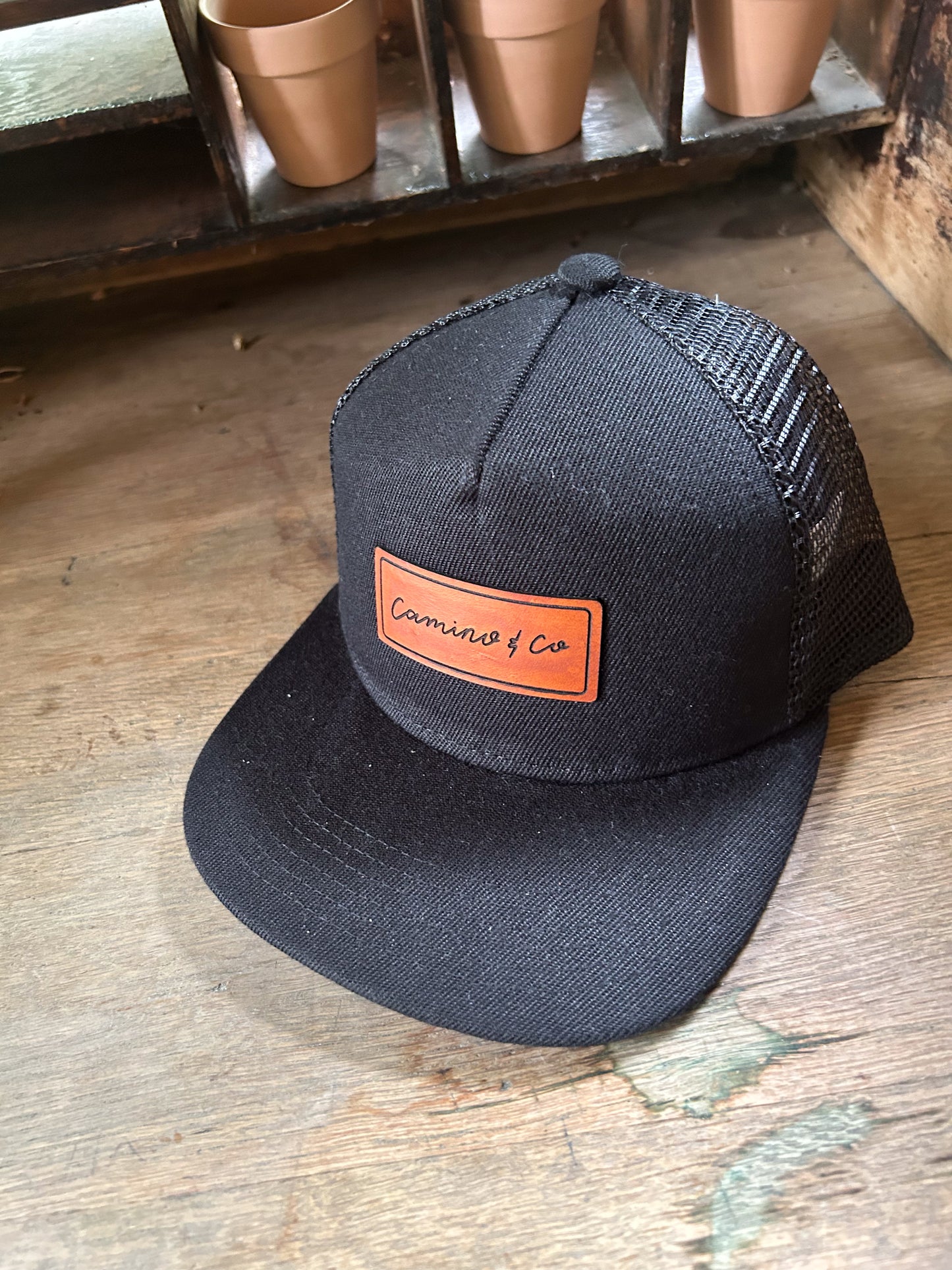 GET A QUOTE - Custom Logo Leather Patch Hat