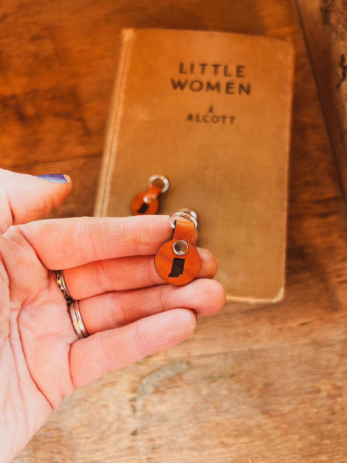 Custom Zipper Pull, Personalized Tiny Keychain