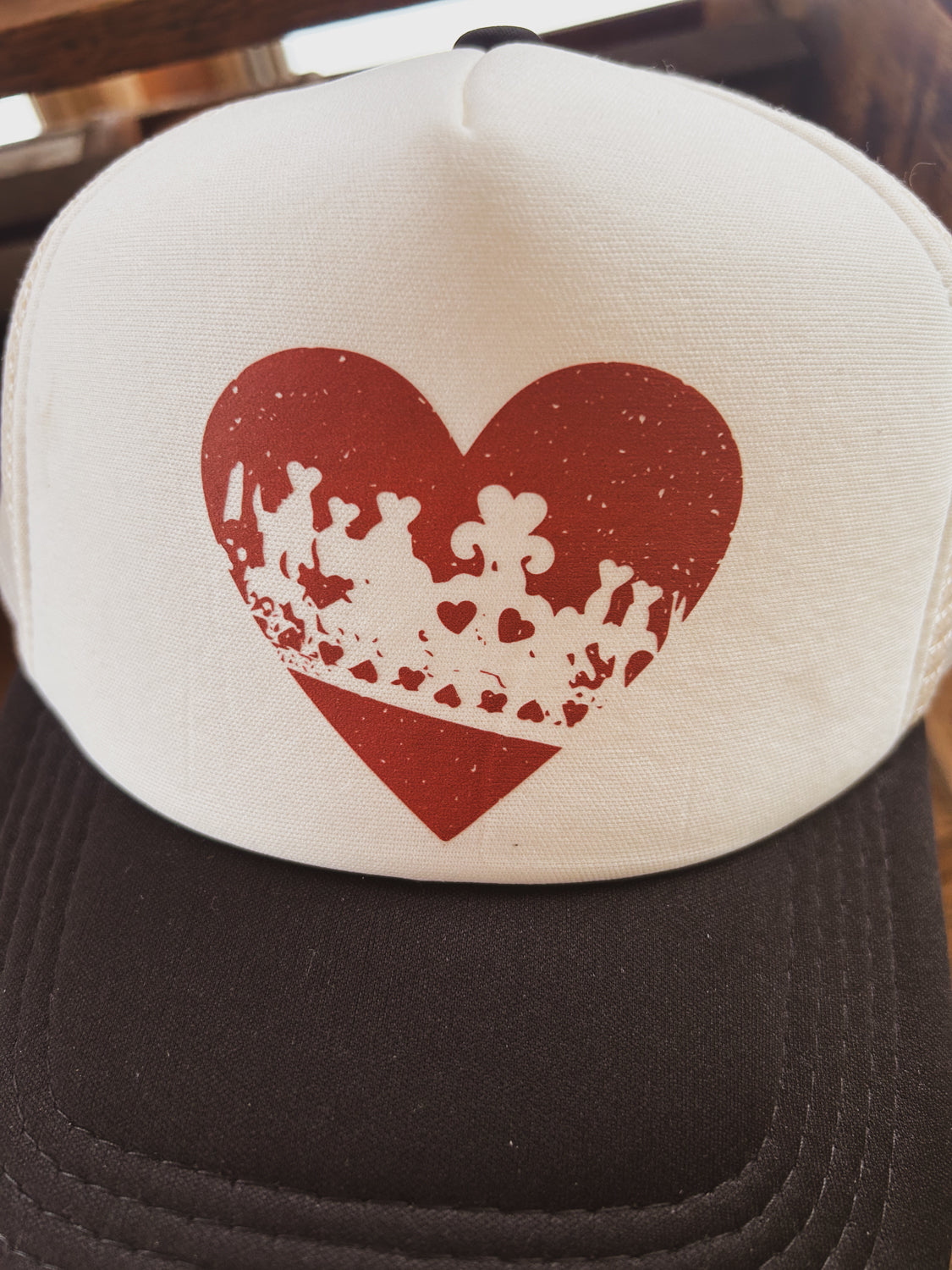 Heart Queen Printed Hat