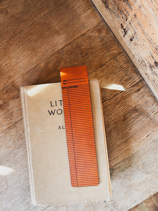 Vintage Library Card - Rectangle Bookmark