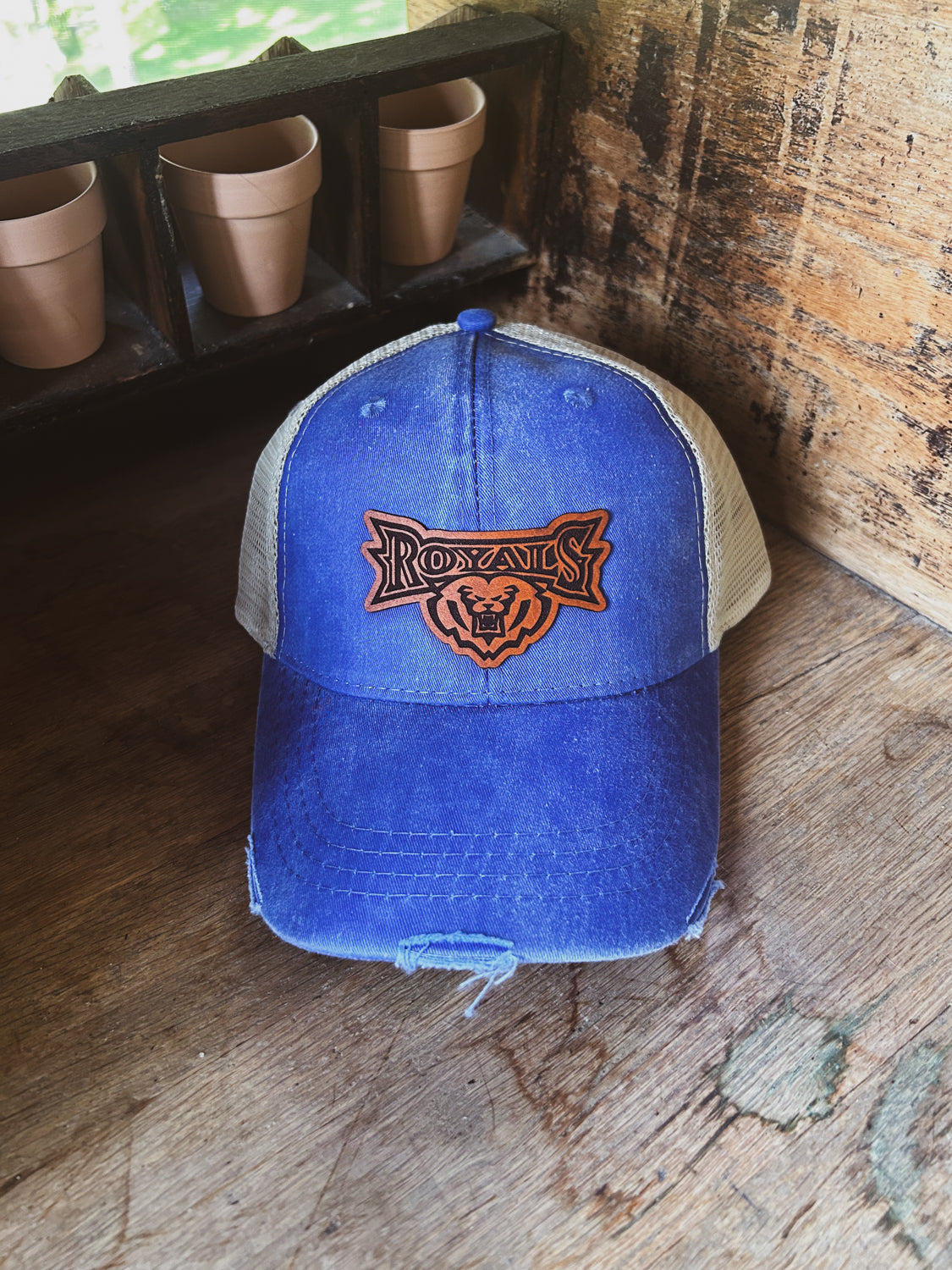 HSE Royals - Distressed Blue Baseball Hat