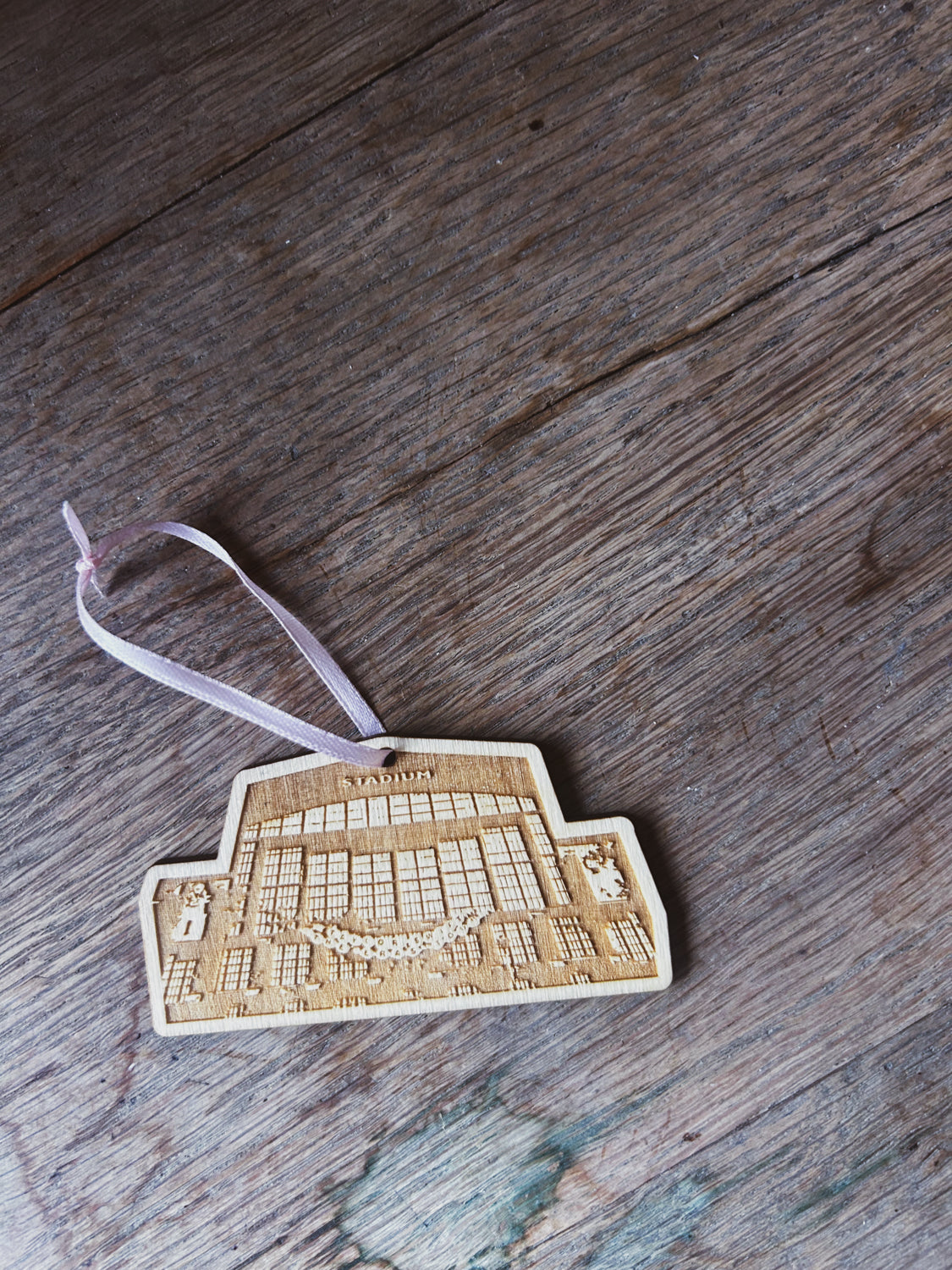 Friendship Bracelet Stadium Ornament