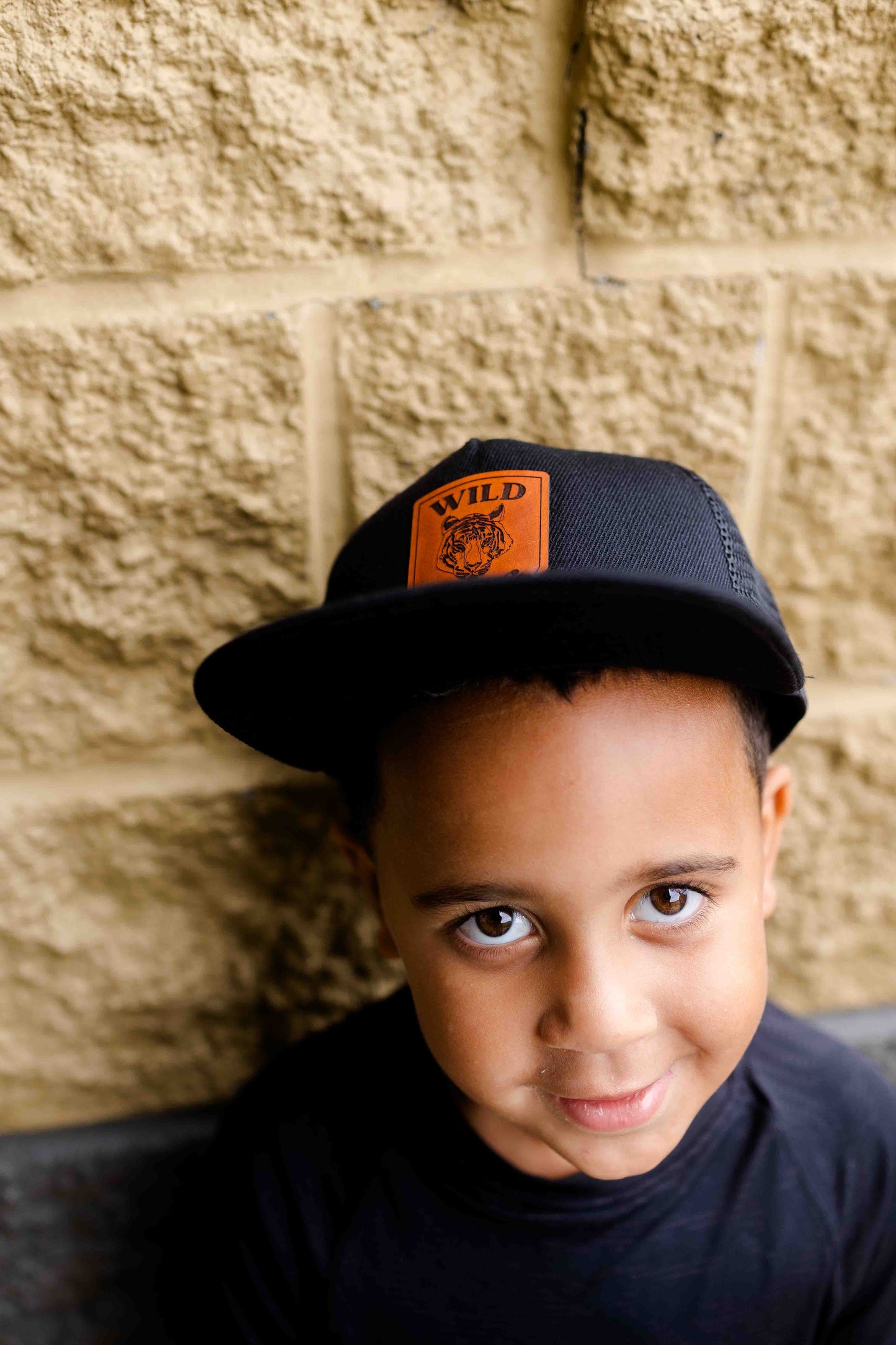 Wild Thing Tiger Leather Patch Hat