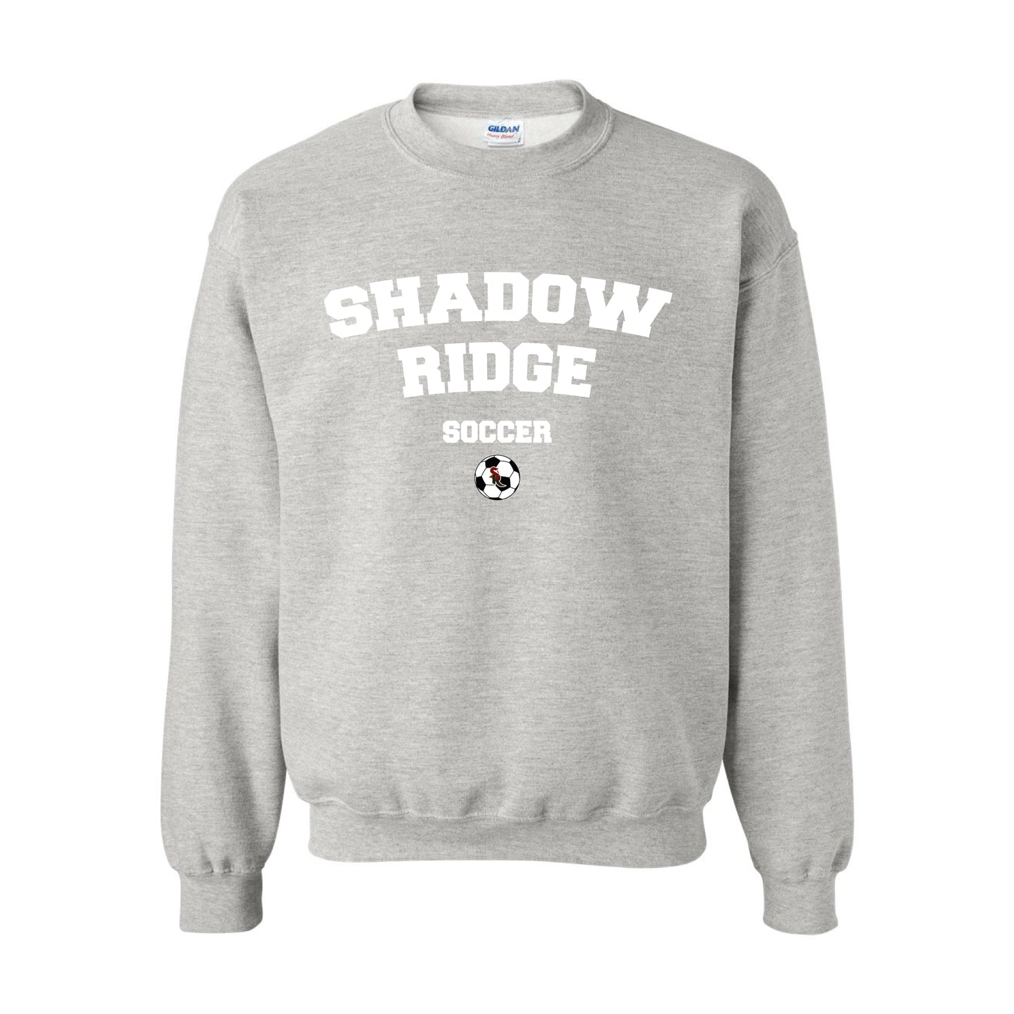 Shadow Ridge Soccer Ash Gray Crewneck Sweatshirt